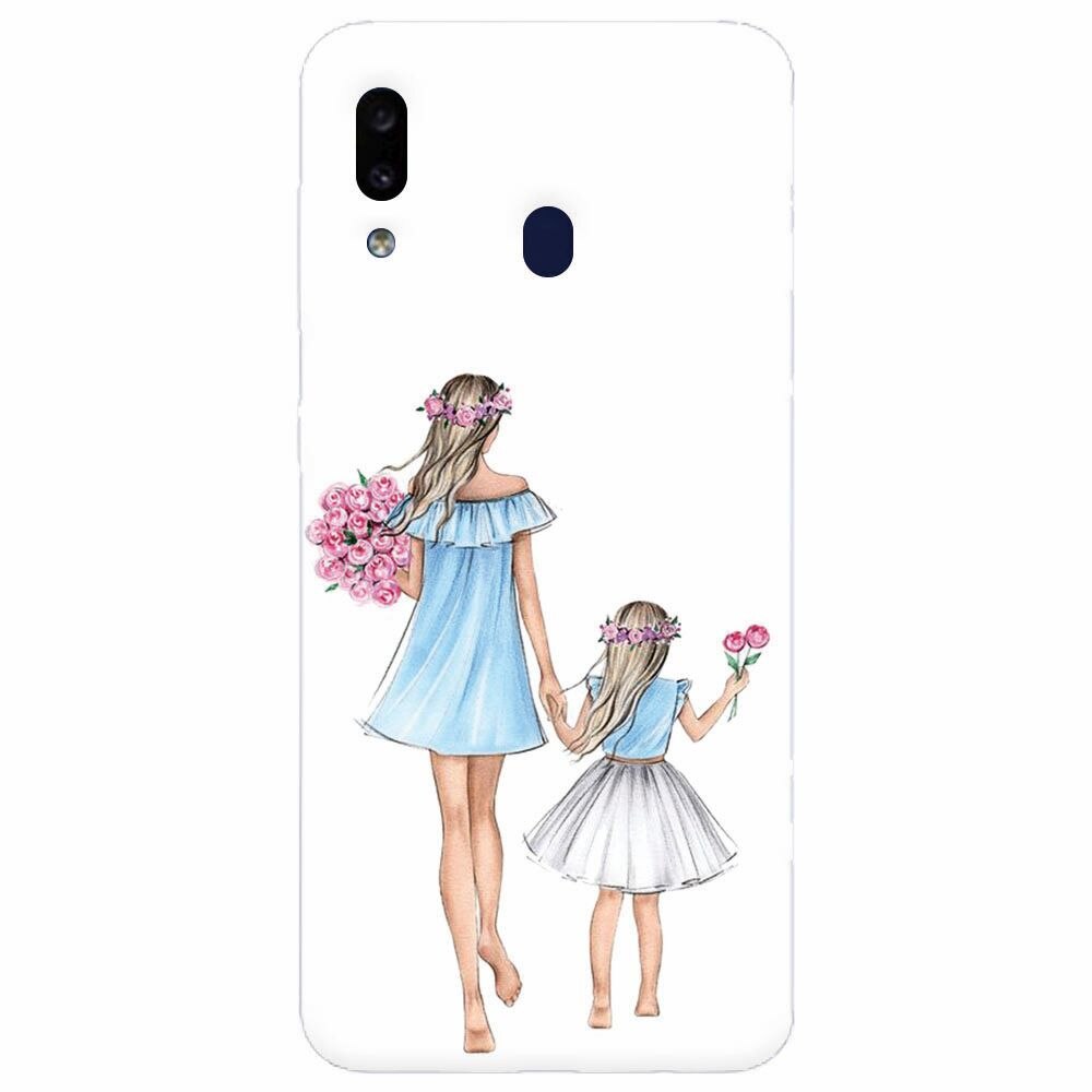 Husa silicon pentru Samsung Galaxy A20, Mom's Princess