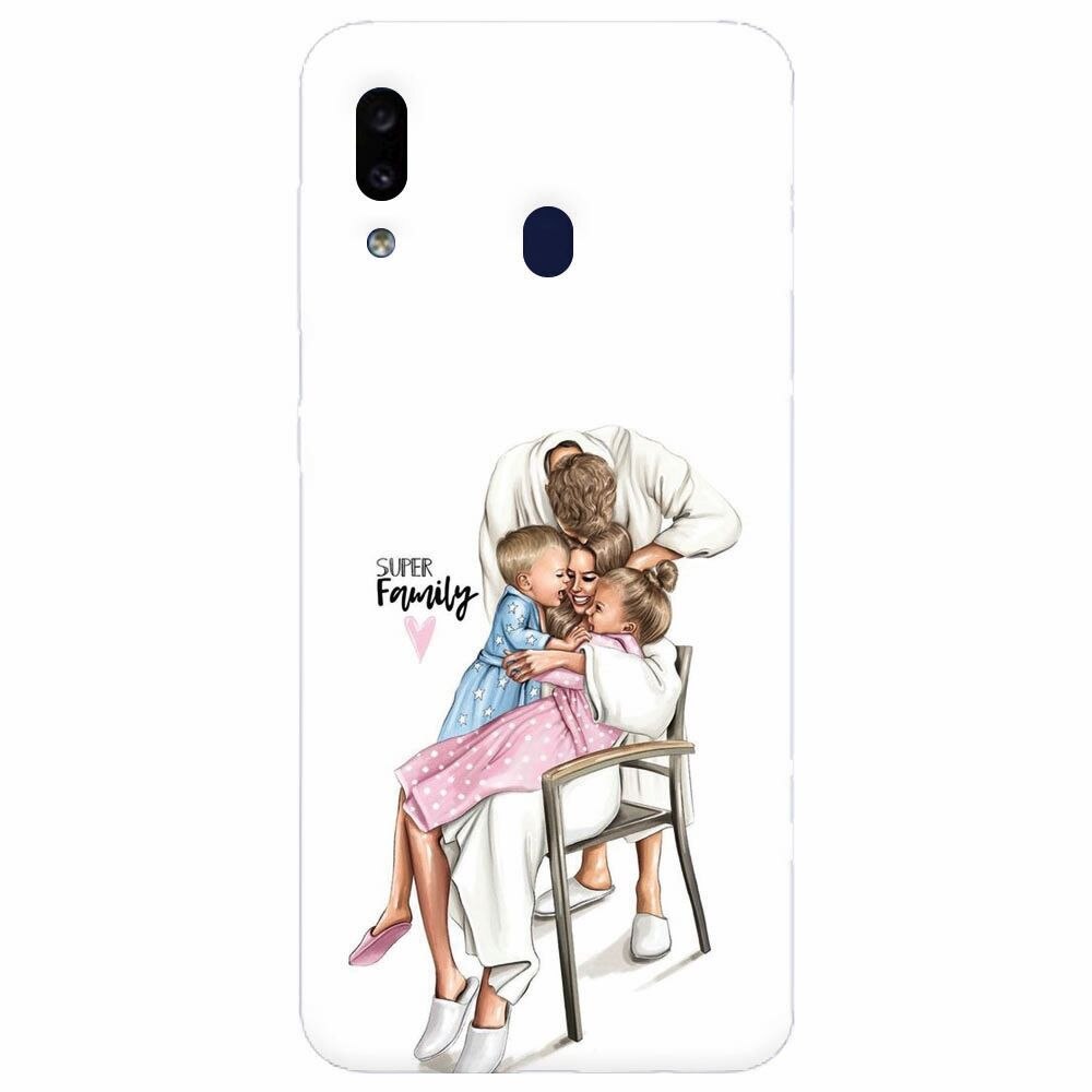Husa silicon pentru Samsung Galaxy M20, Super Family