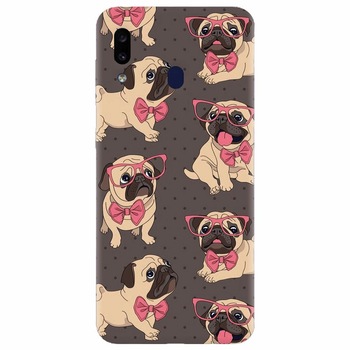 Husa silicon pentru Samsung Galaxy A20, Pretty Puppy Husa silicon pentru Samsung Galaxy A20, Pretty Puppy