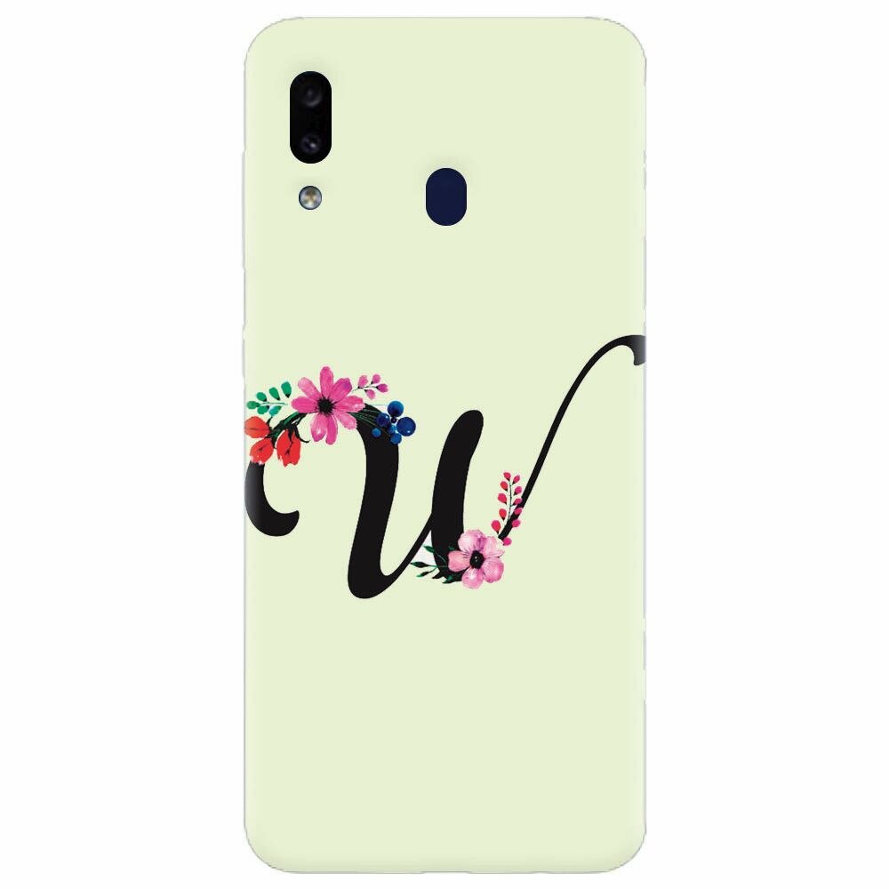 Husa silicon pentru Samsung Galaxy M20, Litera W