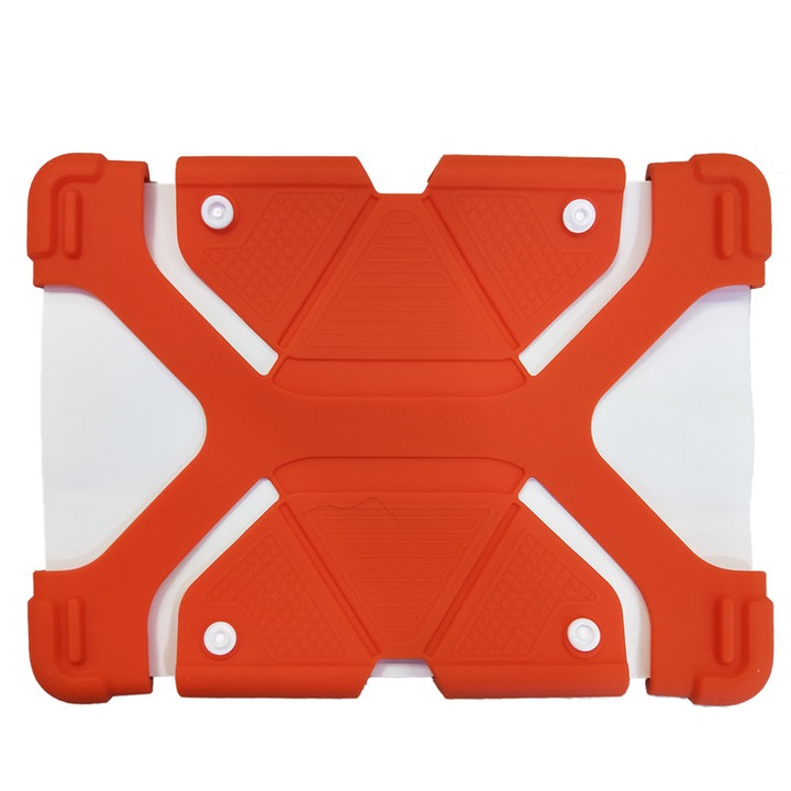 Husa Bumper Silicon Universal compatibil cu Tableta 8,9 - 12 inch Orange