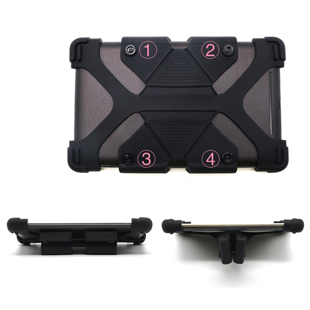Husa Bumper Silicon Universal compatibil cu Tableta 8,9 - 12 inch Orange