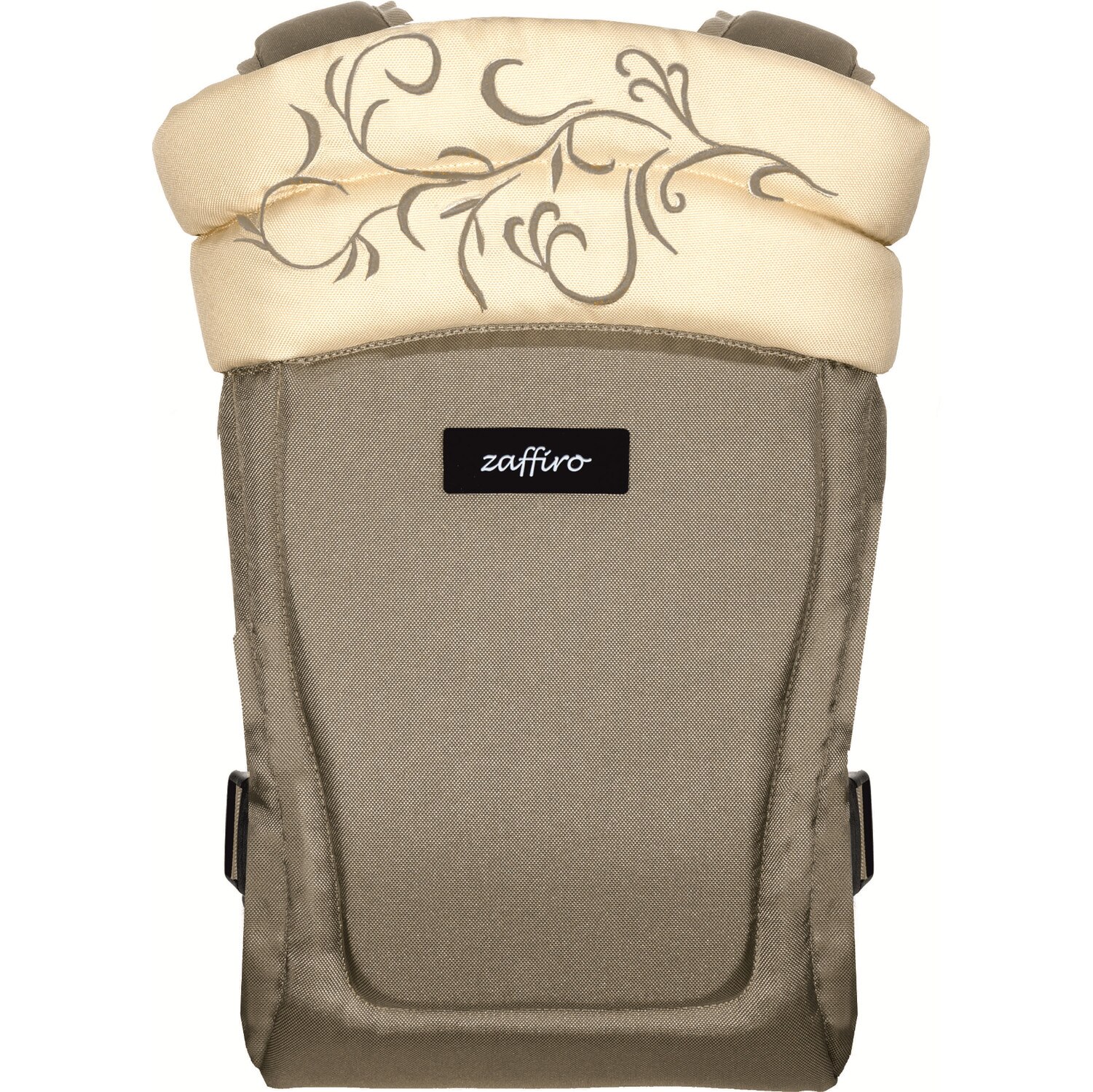 Marsupiu Spring Womarr cu broderie 5-13 kg, Womar, bej inchis