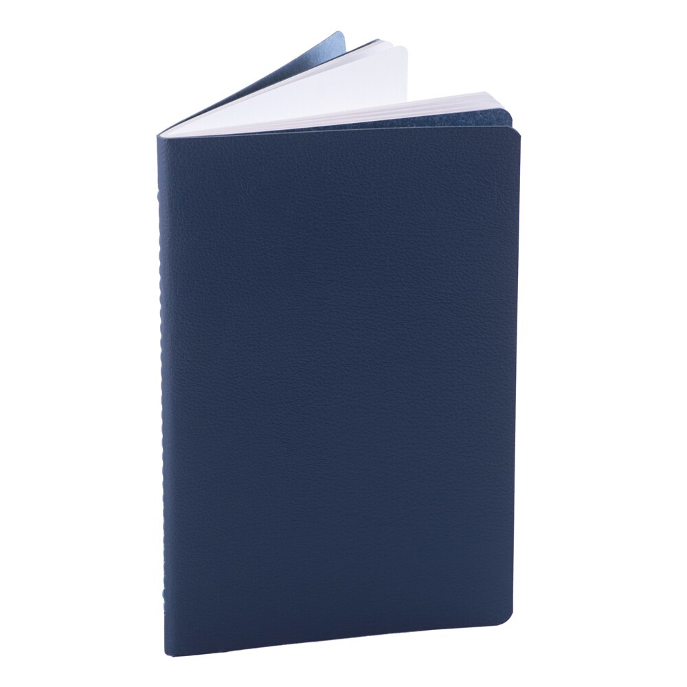 Notes Unika Pastel, personalizat, hartie velina, piele ecologica, Albastru