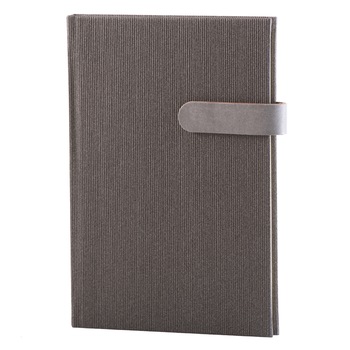 Notes Lux, piele, A5, liniat ivory, gri Notes Lux, piele, A5, liniat ivory, gri