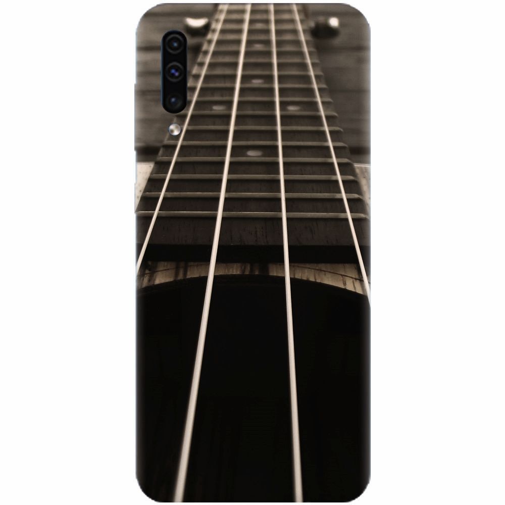Husa silicon pentru Samsung Galaxy A50, Bass Guitar