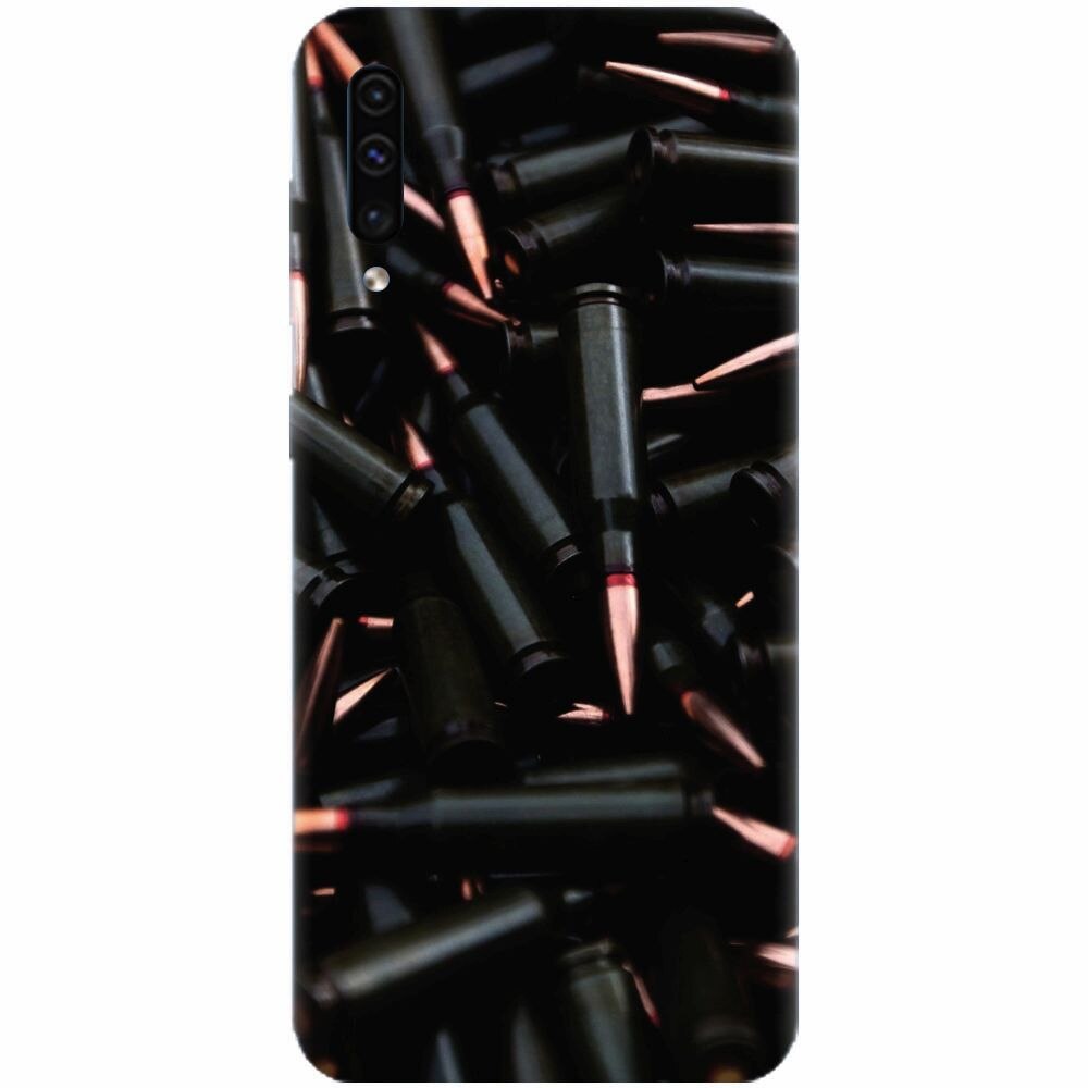 Husa silicon pentru Samsung Galaxy A70, Ammunition Bullets