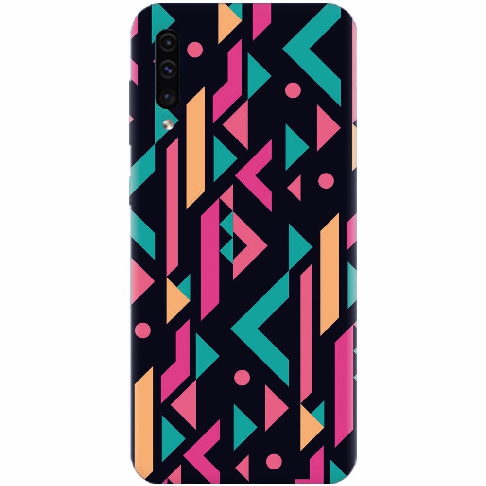 Husa silicon pentru Samsung Galaxy A70, Alien Geometrics