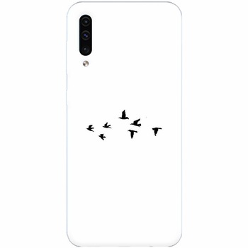 Husa silicon pentru Samsung Galaxy A50, Birds Husa silicon pentru Samsung Galaxy A50, Birds