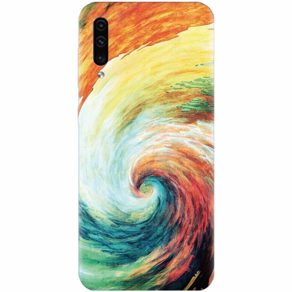 Husa silicon pentru Samsung Galaxy A70, Big Wave Painting