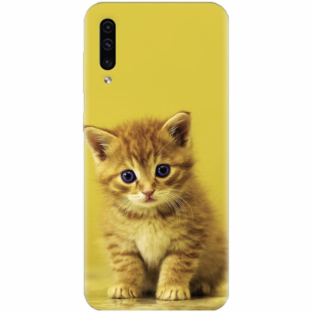 Husa silicon pentru Samsung Galaxy A50, Baby Kitten