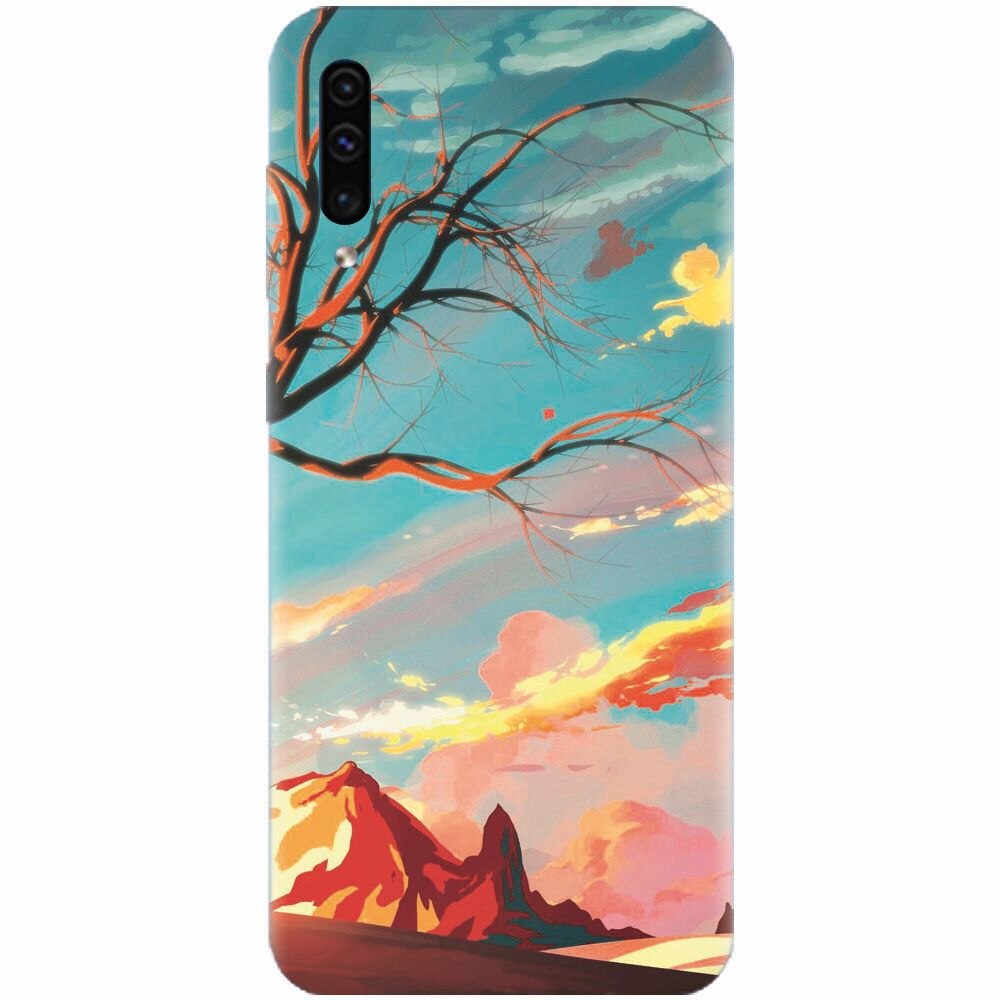 Husa silicon pentru Samsung Galaxy A70, Artistic Landscape