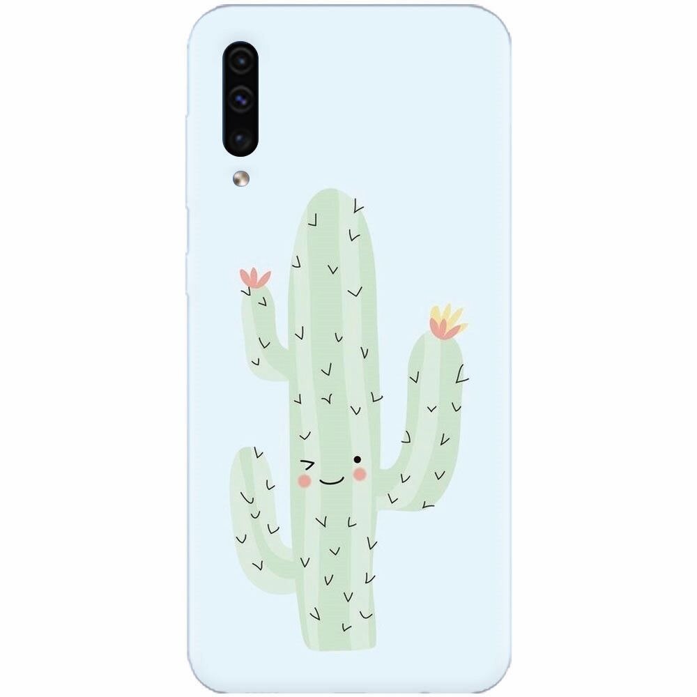 Husa silicon pentru Samsung Galaxy A70, Cactus