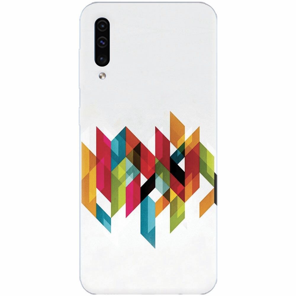 Husa silicon pentru Samsung Galaxy A70, Geometric