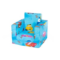 Fotoliu extensibil pentru copii, Albastru Cars