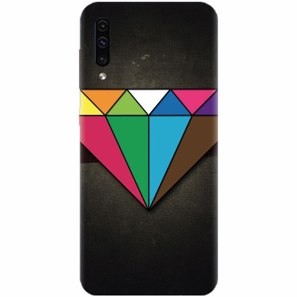 Husa silicon pentru Samsung Galaxy A70, Colorful Diamond