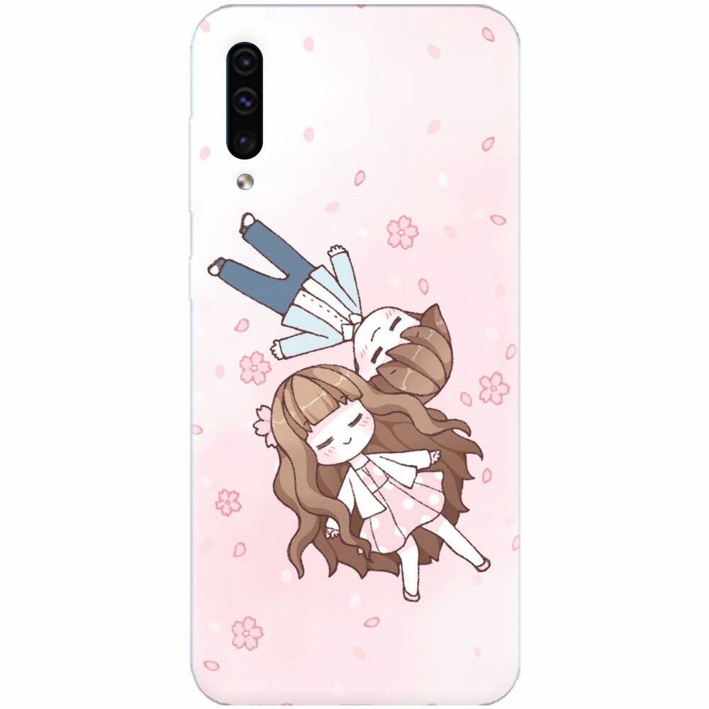 Husa silicon pentru Samsung Galaxy A70, Cute Couple