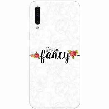 Husa silicon pentru Samsung Galaxy A50, Im So Fancy Floral Husa silicon pentru Samsung Galaxy A50, Im So Fancy Floral