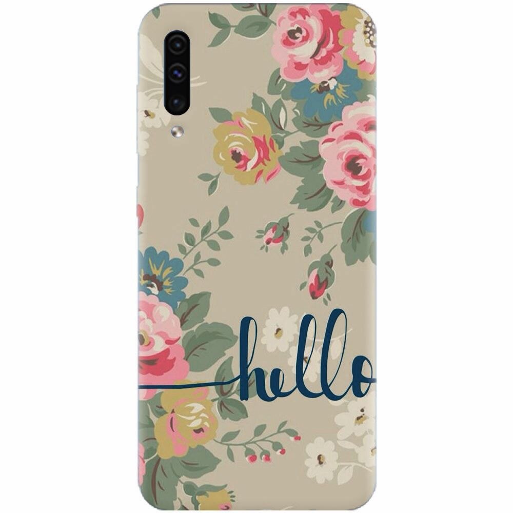 Husa silicon pentru Samsung Galaxy A70, Cute Flower Phone
