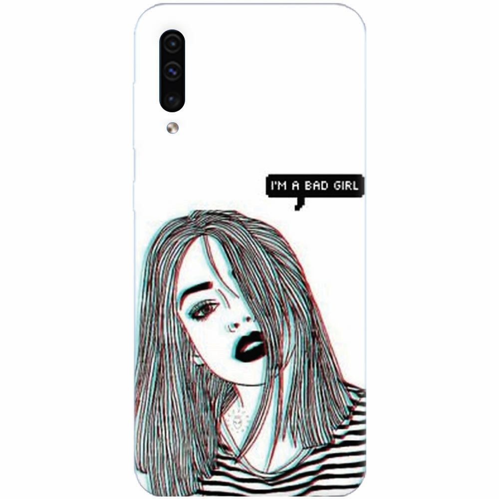 Husa silicon pentru Samsung Galaxy A50, Im A Bad Girl