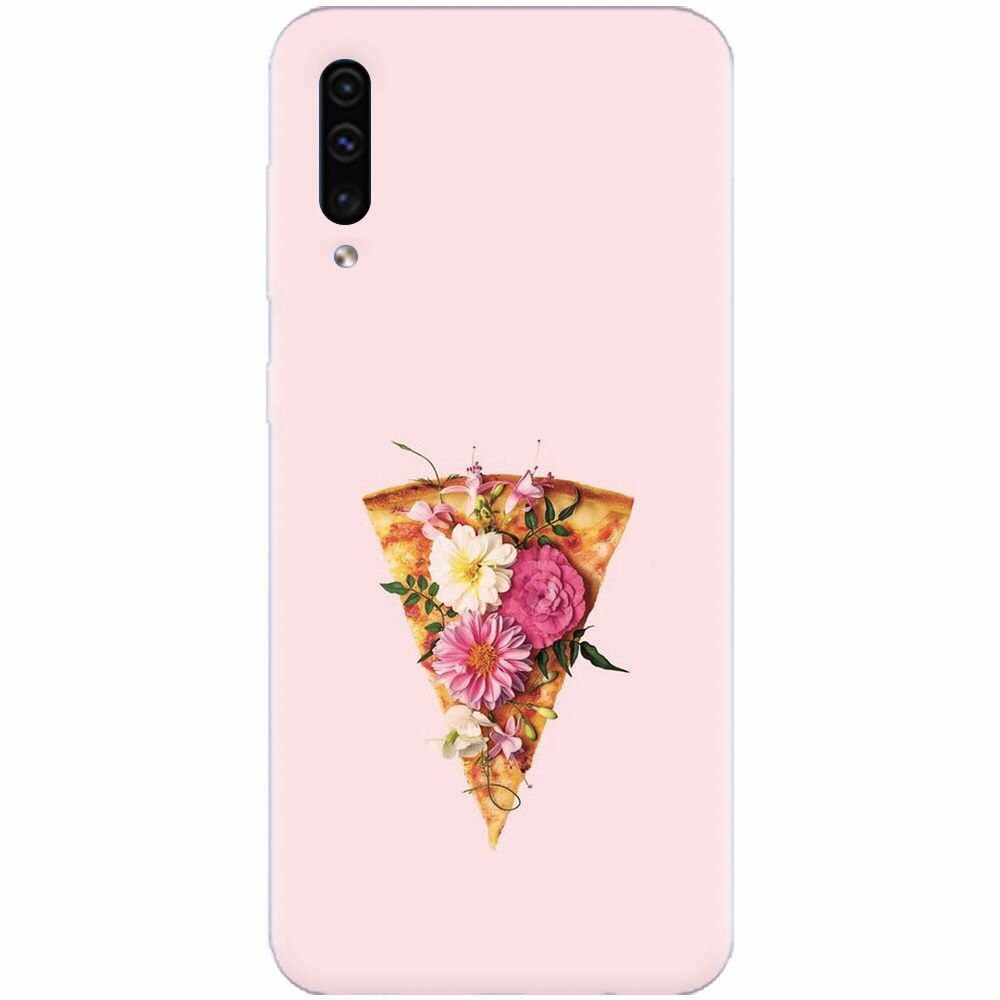 Husa silicon pentru Samsung Galaxy A70, Flower Pizza