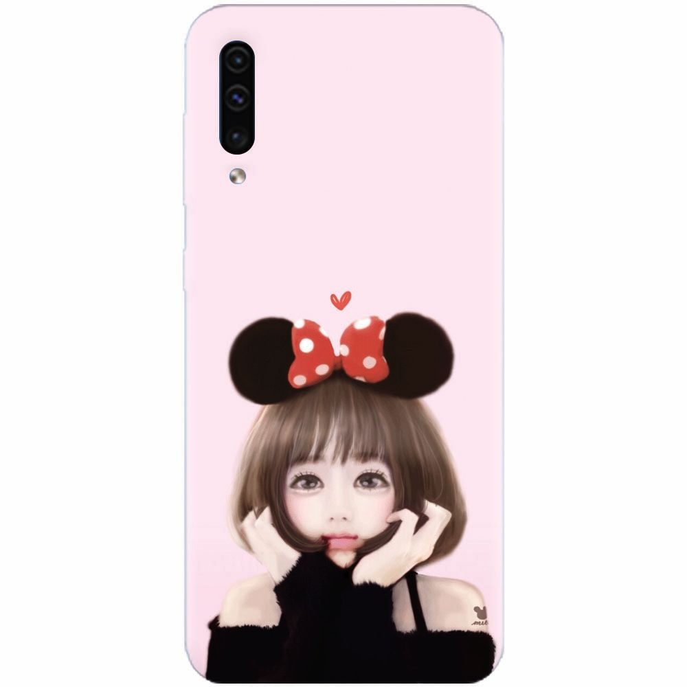 Husa silicon pentru Samsung Galaxy A70, Girly 002