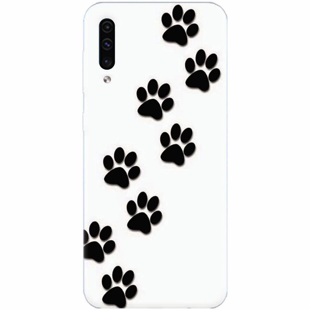 Husa silicon pentru Samsung Galaxy A70, Dog Mark