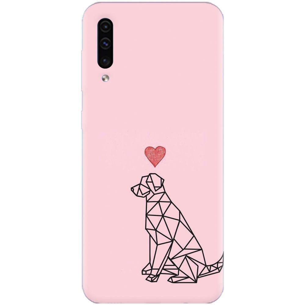 Husa silicon pentru Samsung Galaxy A50, Love Dog