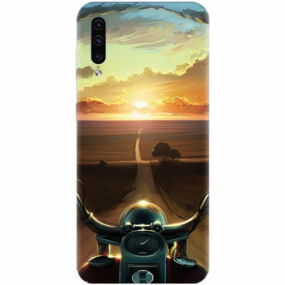 Husa silicon pentru Samsung Galaxy A70, Country Road