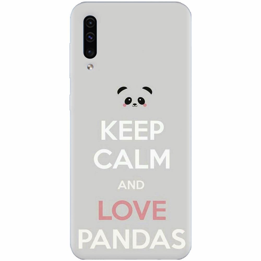 Husa silicon pentru Samsung Galaxy A70, Panda Phone