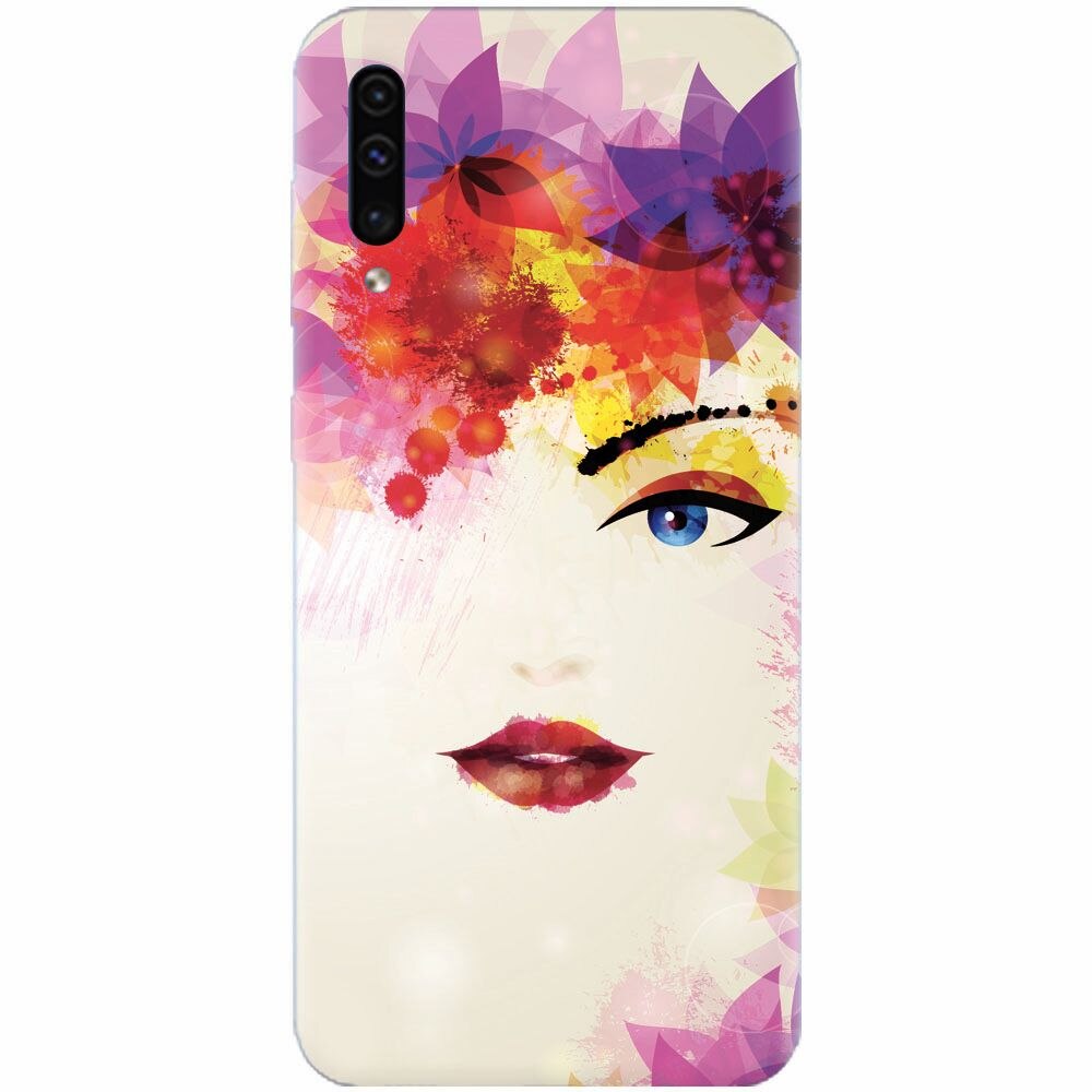 Husa silicon pentru Samsung Galaxy A70, Pretty Face
