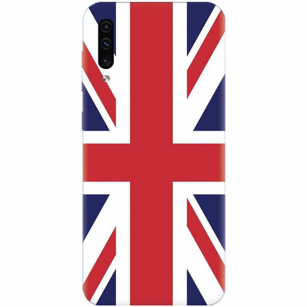 Husa silicon pentru Samsung Galaxy A70, UK Flag Illustration
