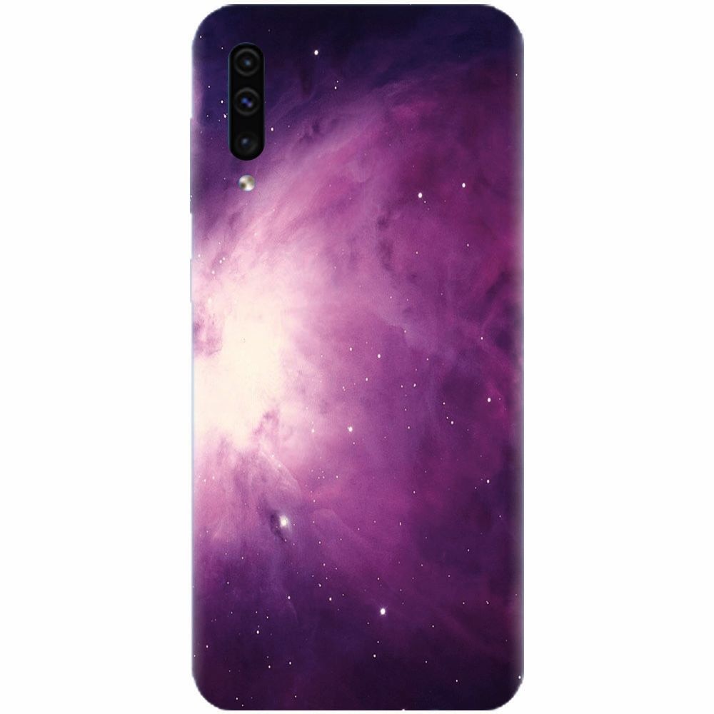 Husa silicon pentru Samsung Galaxy A50, Purple Supernova Nebula Explosion