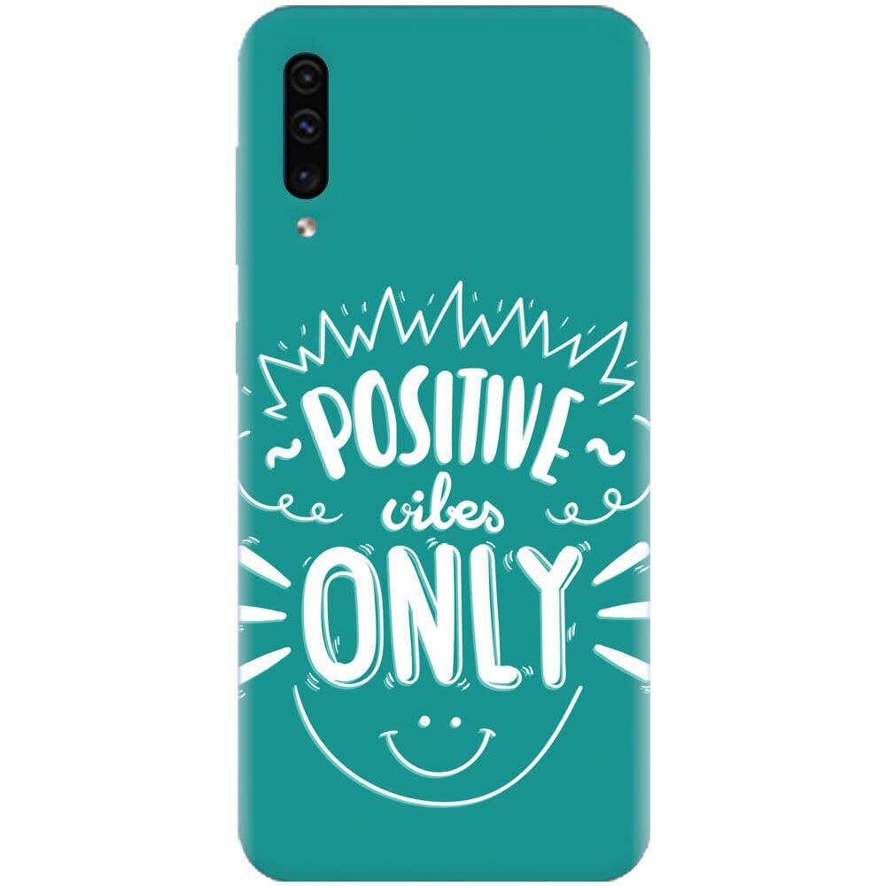 Husa silicon pentru Samsung Galaxy A50, Positive Vibes