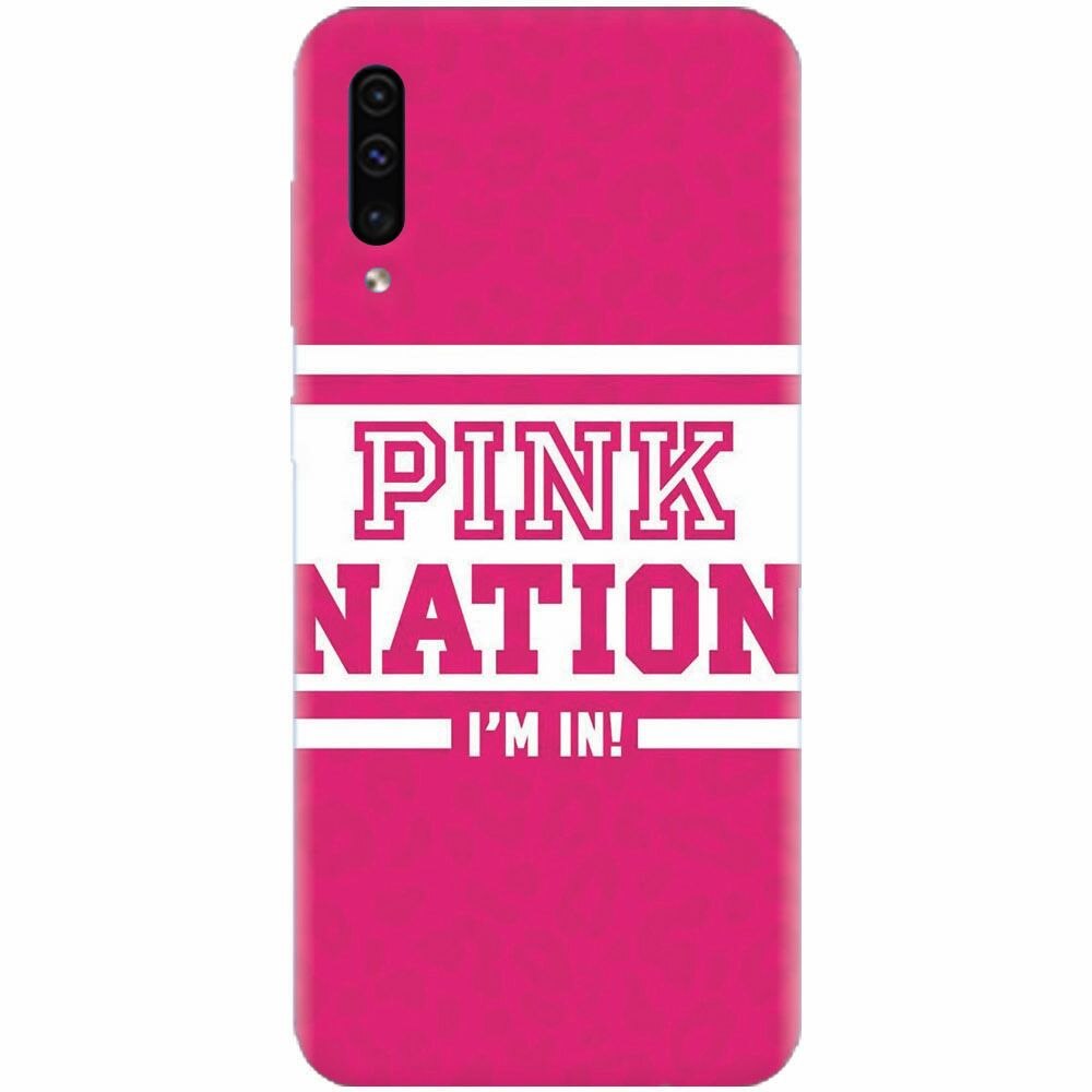 Husa silicon pentru Samsung Galaxy A50, Pink Nation