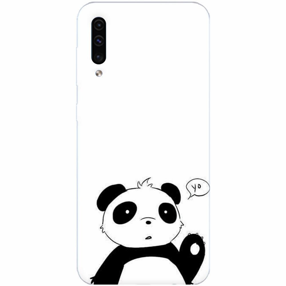 Husa silicon pentru Samsung Galaxy A50, Panda Cellphone