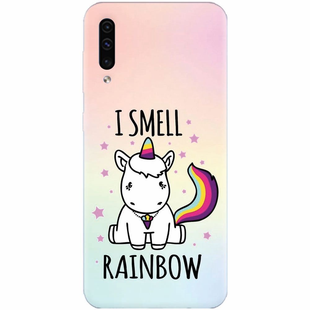 Husa silicon pentru Samsung Galaxy A70, I Smell Rainbow