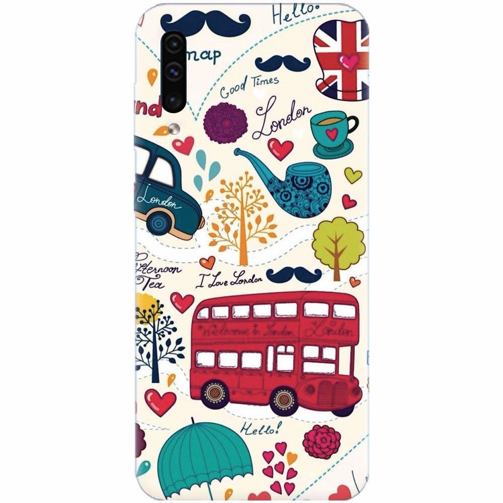 Husa silicon pentru Samsung Galaxy A70, Welcome In London