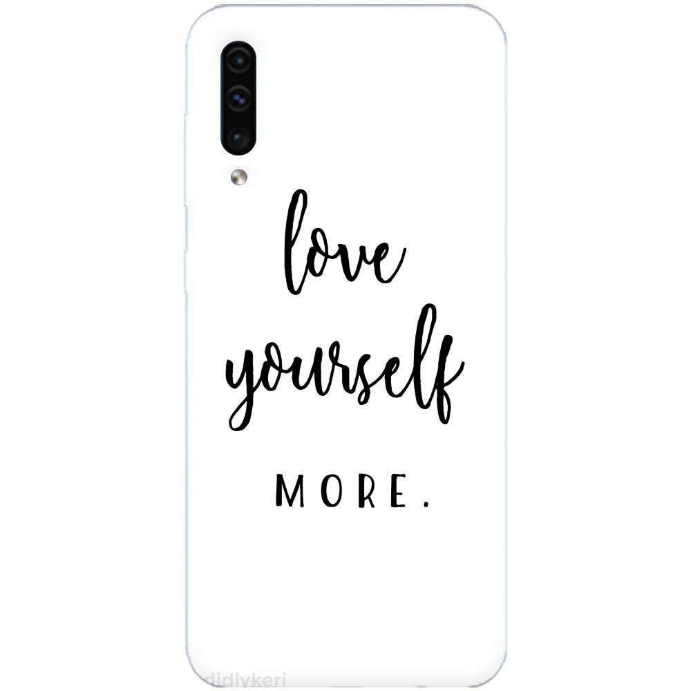 Husa silicon pentru Samsung Galaxy A70, Love Yourself More
