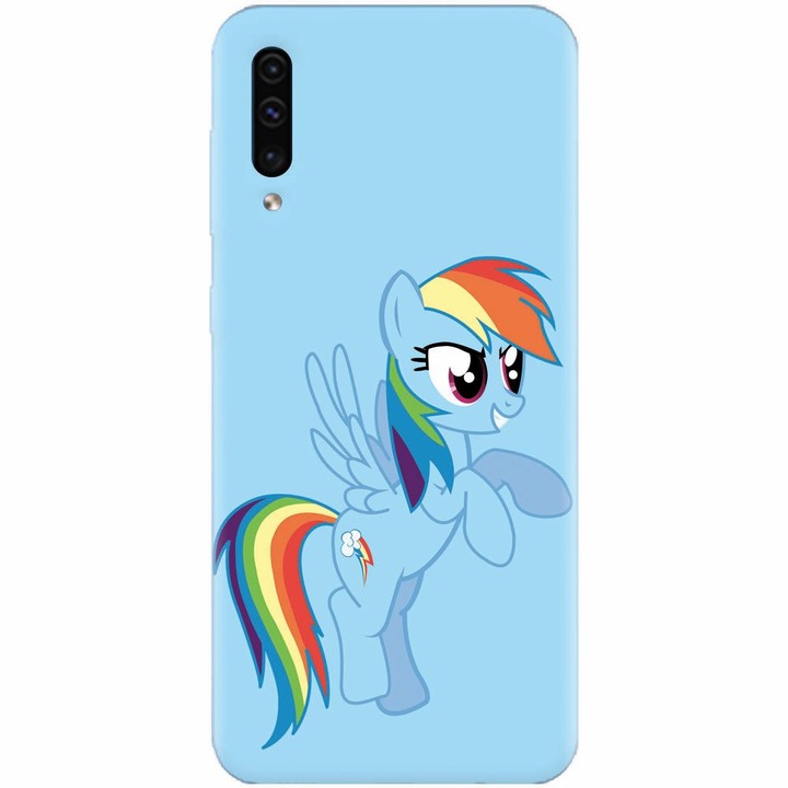 Силиконов калъф за Samsung Galaxy A50, Rainbow Dash