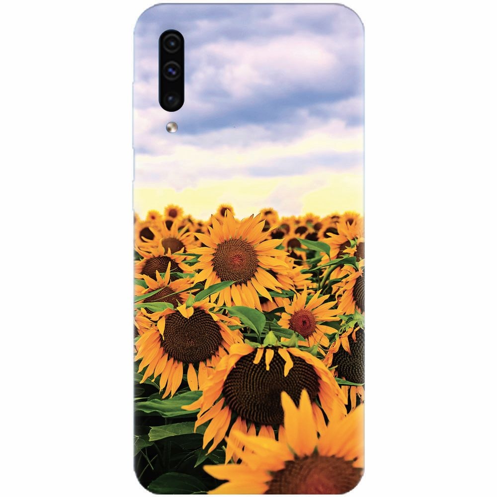 Husa silicon pentru Samsung Galaxy A50, Sunflowers
