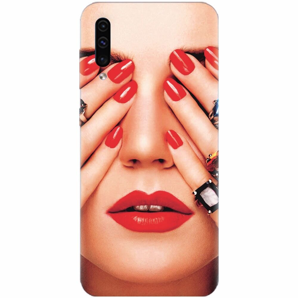 Husa silicon pentru Samsung Galaxy A70, Rings On All Fingers