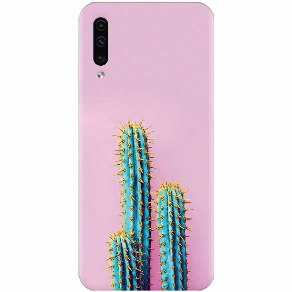 Husa silicon pentru Samsung Galaxy A70, Cactus 102