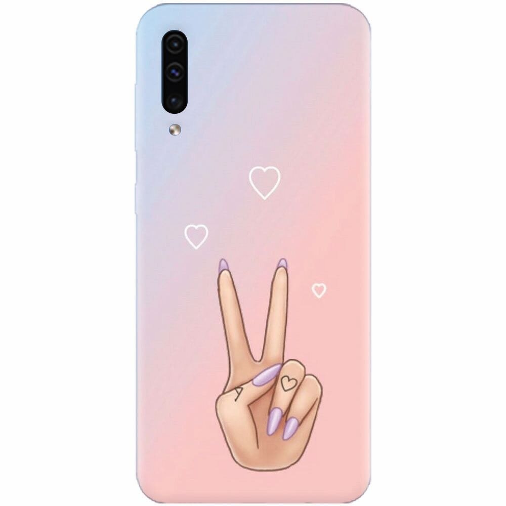 Husa silicon pentru Samsung Galaxy A50, Victory Love