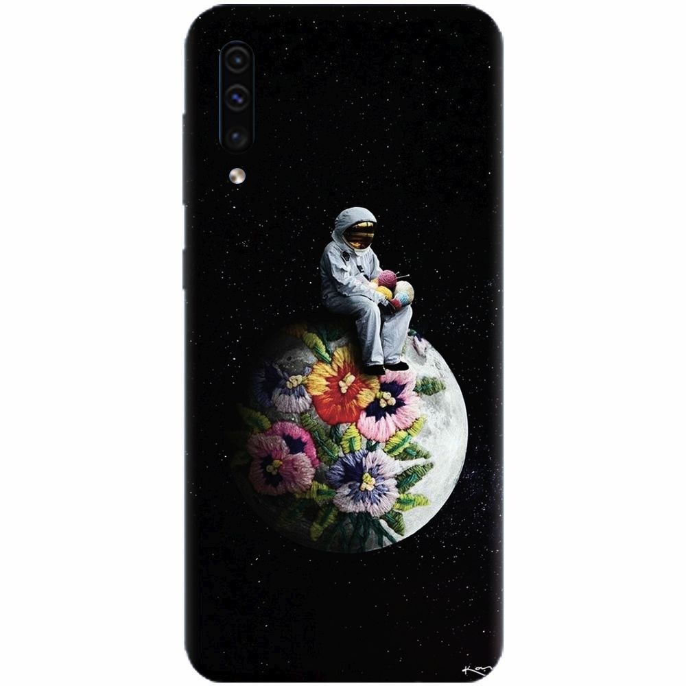 Husa silicon pentru Samsung Galaxy A50, Astronaut