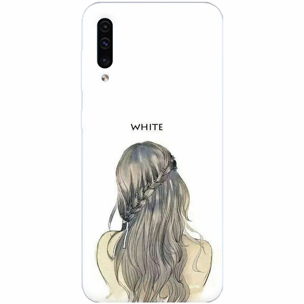 Husa silicon pentru Samsung Galaxy A50, White