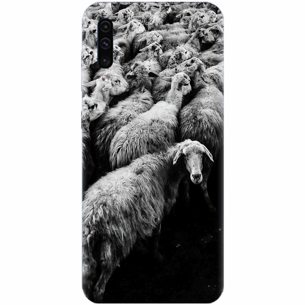Husa silicon pentru Samsung Galaxy A70, Sheep