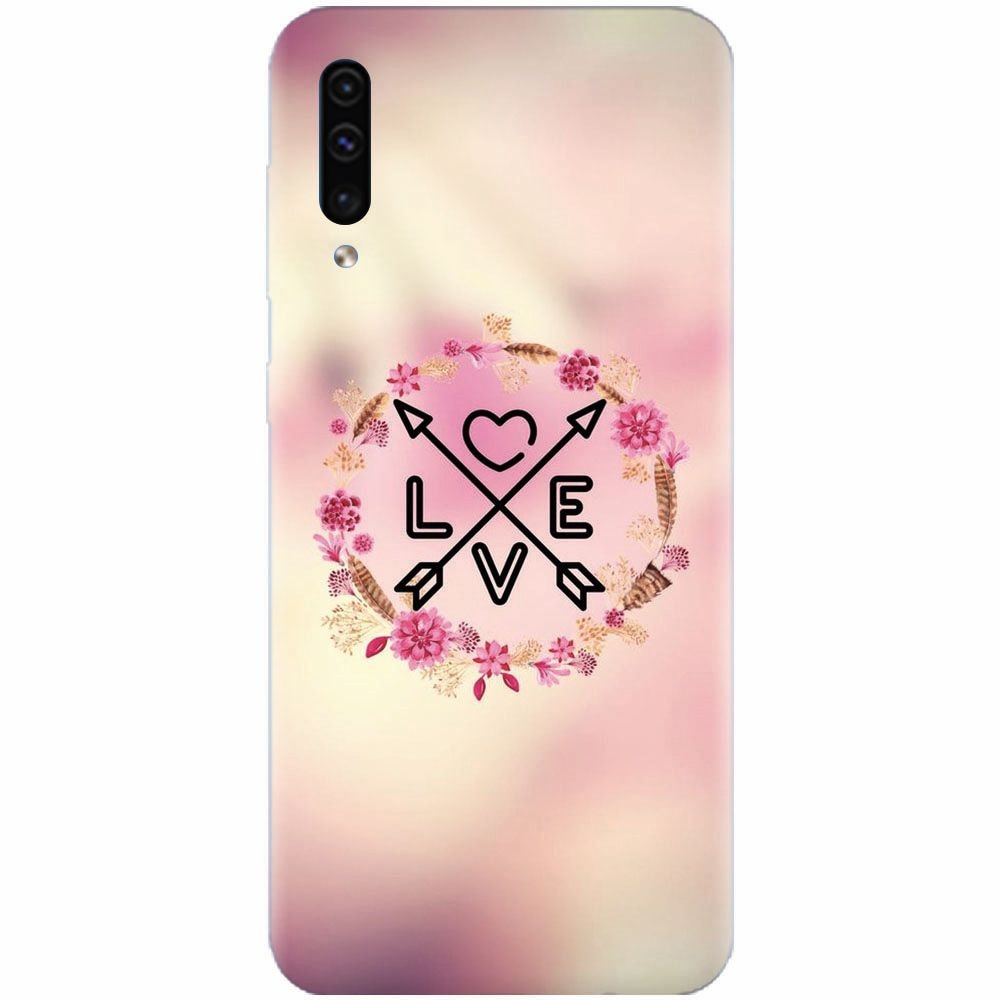 Husa silicon pentru Samsung Galaxy A70, Love Arrow