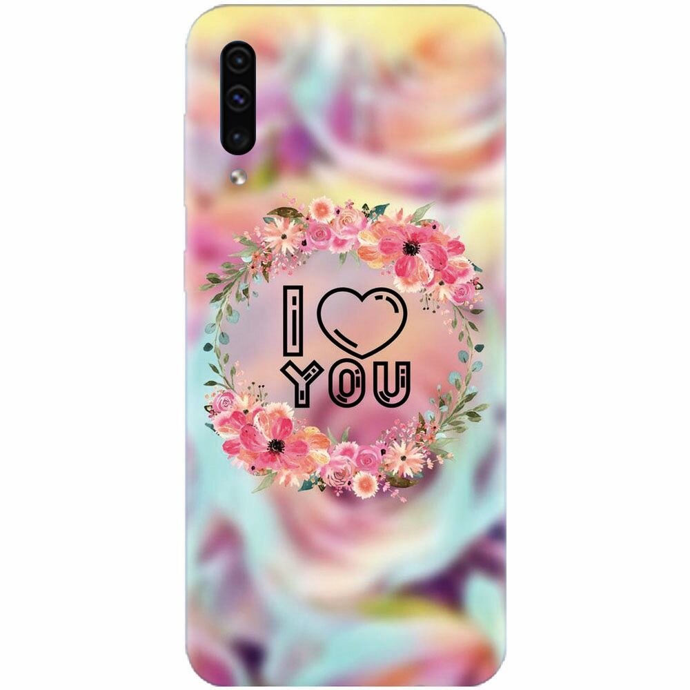 Husa silicon pentru Samsung Galaxy A70, I Love You