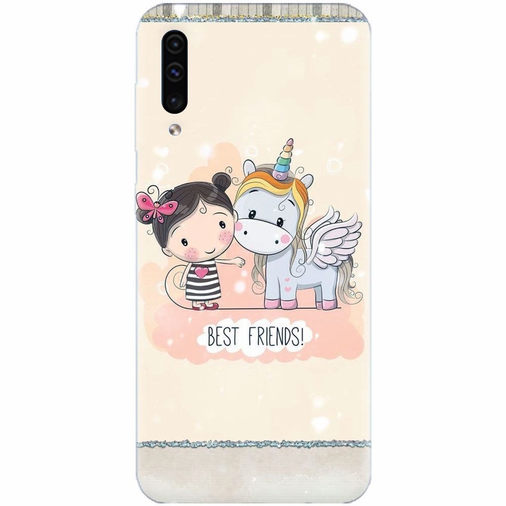 Husa silicon pentru Samsung Galaxy A50, Best Friends
